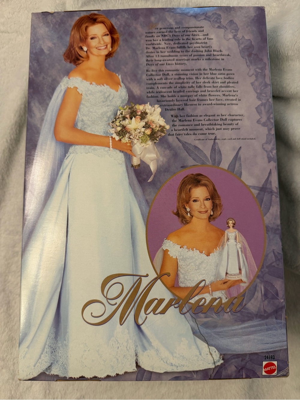 Mattel Marlena Evans Doll Light Blue Evening Gown - Picture 16 of 16
